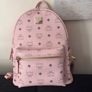 MCM BACKPACK in baby pink